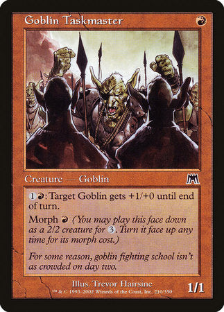 Goblin Taskmaster [Onslaught] | Tabernacle Games