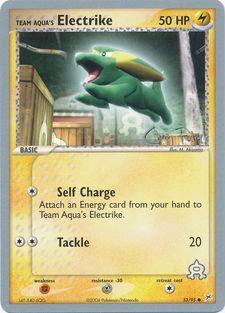 Team Aqua's Electrike (53/95) (Blaziken Tech - Chris Fulop) [World Championships 2004] | Tabernacle Games