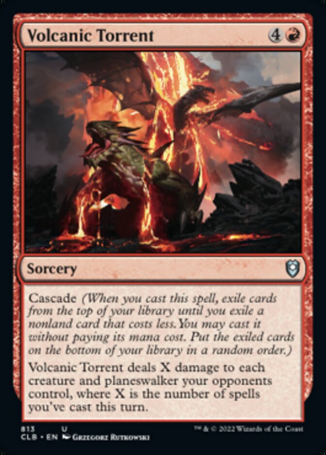 Volcanic Torrent [Commander Legends: Battle for Baldur's Gate] | Tabernacle Games