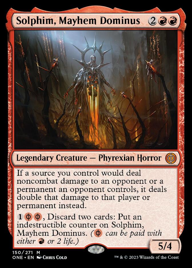 Solphim, Mayhem Dominus [Phyrexia: All Will Be One] | Tabernacle Games