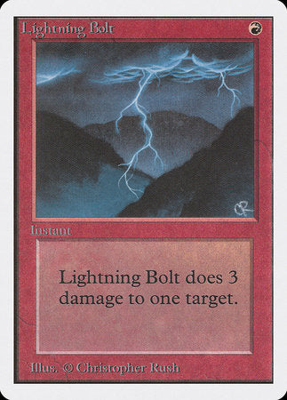 Lightning Bolt [Unlimited Edition] | Tabernacle Games