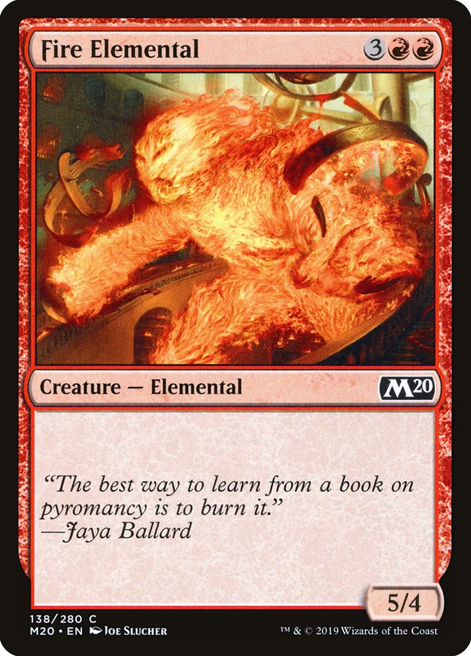 Fire Elemental [Core Set 2020] | Tabernacle Games