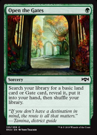 Open the Gates [Ravnica Allegiance] | Tabernacle Games