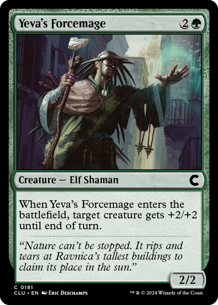 Yeva's Forcemage [Ravnica: Clue Edition] | Tabernacle Games