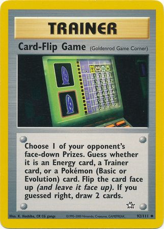 Card-Flip Game (92/111) [Neo Genesis Unlimited] | Tabernacle Games
