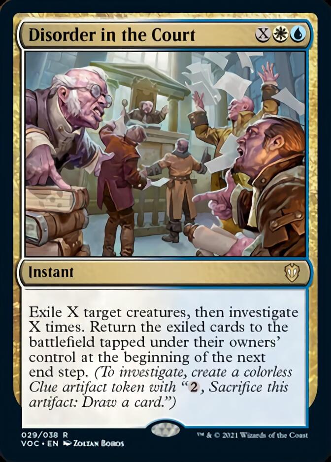 Disorder in the Court [Innistrad: Crimson Vow Commander] | Tabernacle Games
