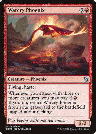 Warcry Phoenix [Dominaria] | Tabernacle Games