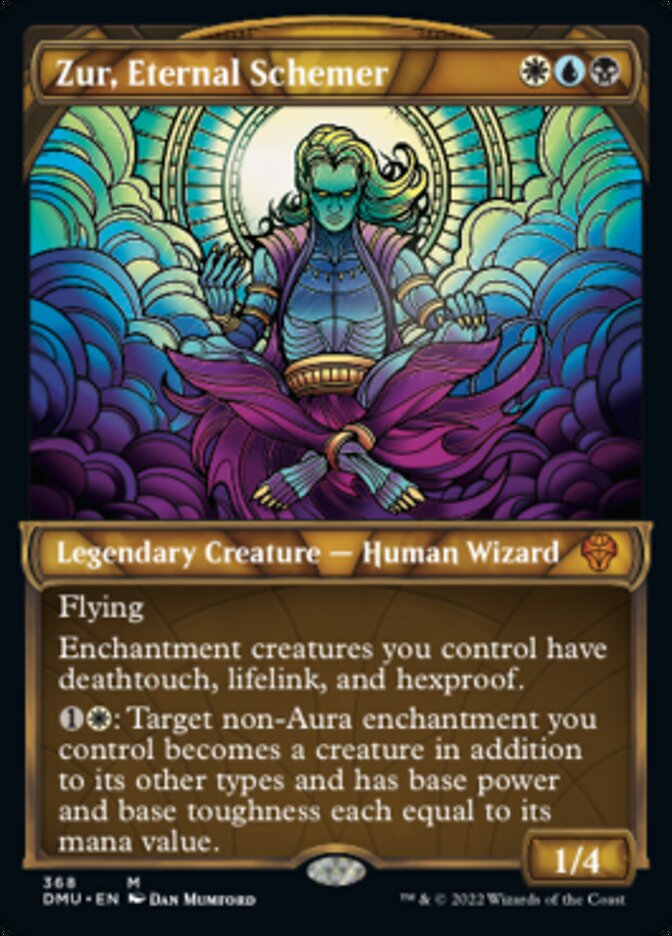 Zur, Eternal Schemer (Showcase Textured) [Dominaria United] | Tabernacle Games