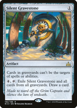 Silent Gravestone [Rivals of Ixalan] | Tabernacle Games
