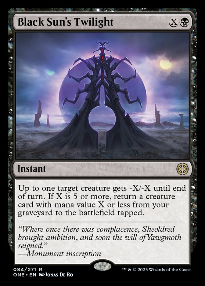 Black Sun's Twilight [Phyrexia: All Will Be One] | Tabernacle Games