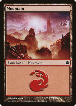 Mountain (311) [Commander 2011] | Tabernacle Games