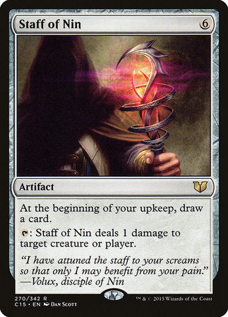 Staff of Nin [Commander 2015] | Tabernacle Games