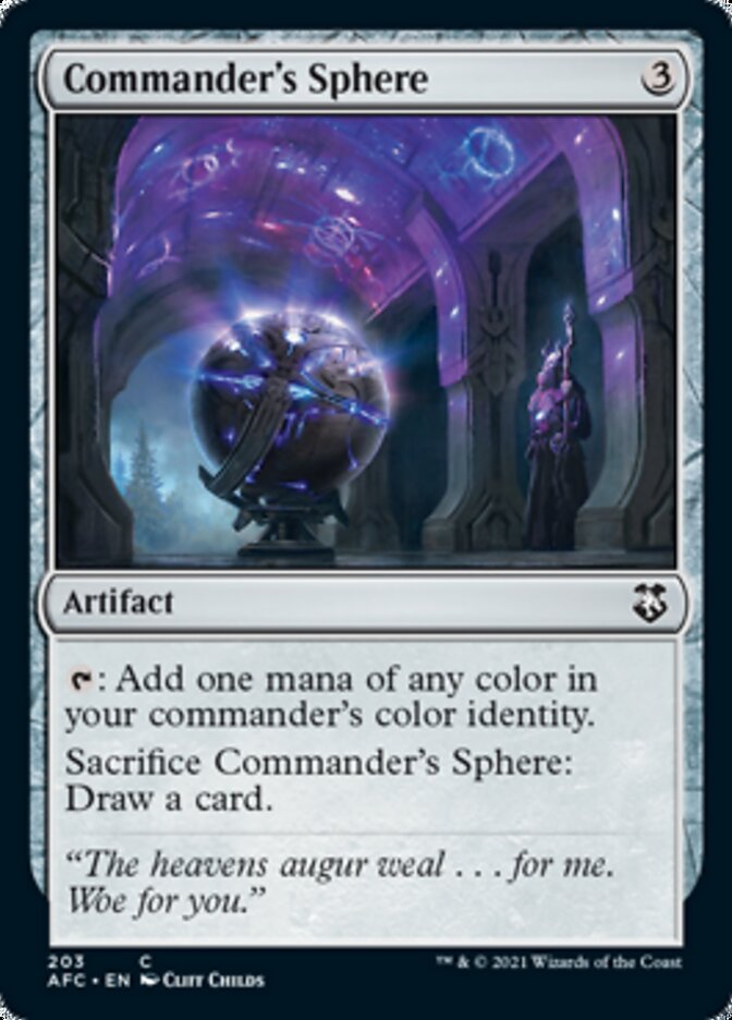 Commander's Sphere [Dungeons & Dragons: Adventures in the Forgotten Realms Commander] | Tabernacle Games