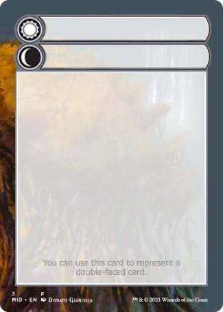 Helper Card (3/9) [Innistrad: Midnight Hunt Tokens] | Tabernacle Games