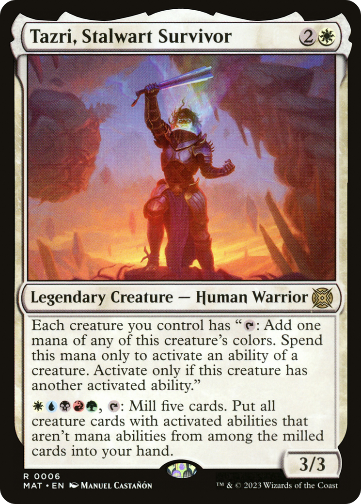 Tazri, Stalwart Survivor [March of the Machine: The Aftermath] | Tabernacle Games