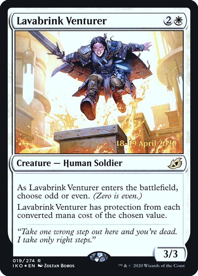 Lavabrink Venturer  [Ikoria: Lair of Behemoths Prerelease Promos] | Tabernacle Games