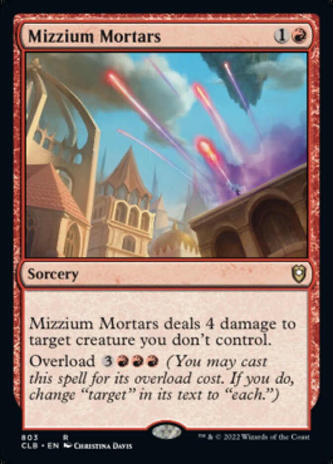 Mizzium Mortars [Commander Legends: Battle for Baldur's Gate] | Tabernacle Games