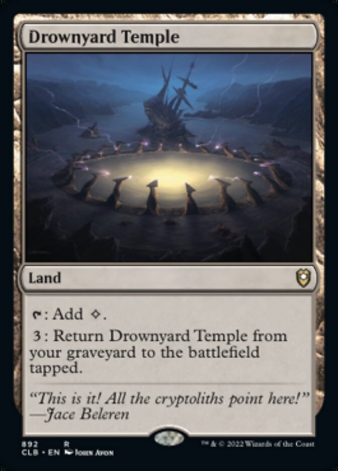 Drownyard Temple [Commander Legends: Battle for Baldur's Gate] | Tabernacle Games