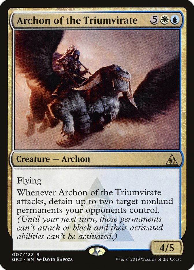 Archon of the Triumvirate [Ravnica Allegiance Guild Kit] | Tabernacle Games