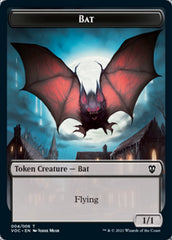 Blood // Bat Double-sided Token [Innistrad: Crimson Vow Commander Tokens] | Tabernacle Games