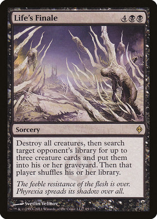 Life's Finale [New Phyrexia] | Tabernacle Games
