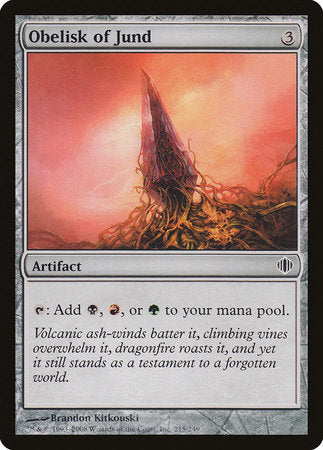 Obelisk of Jund [Shards of Alara] | Tabernacle Games