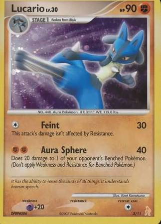 Lucario (3/11) [Diamond & Pearl: Trainer Kit - Lucario] | Tabernacle Games
