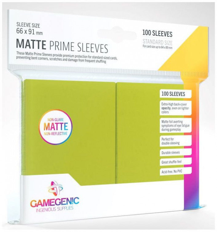 Gamegenic Matte Prime Card Sleeves (100pk) | Tabernacle Games