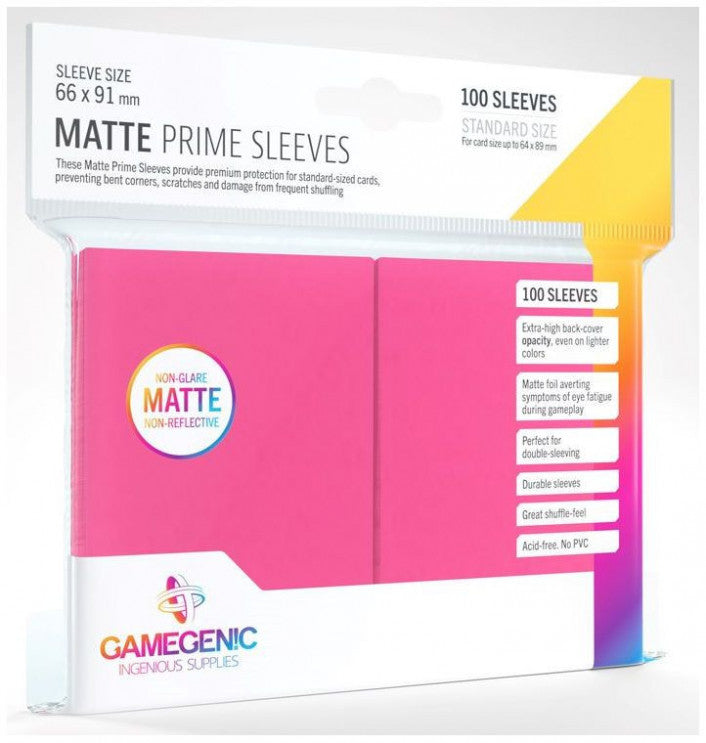 Gamegenic Matte Prime Card Sleeves (100pk) | Tabernacle Games