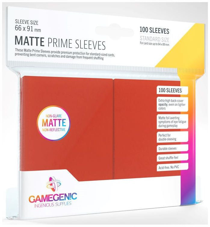 Gamegenic Matte Prime Card Sleeves (100pk) | Tabernacle Games