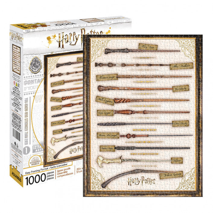 Harry Potter Wands Puzzle (1000pc) | Tabernacle Games