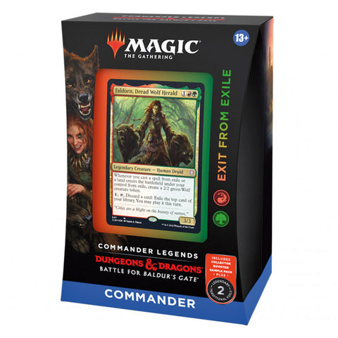 mtg faldorn commander deck Gameplay Near Mint? Magic The Gathering Battle for