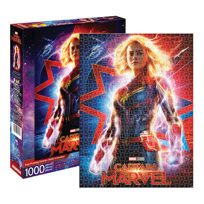 Captain Marvel Puzzle (1000pc) | Tabernacle Games