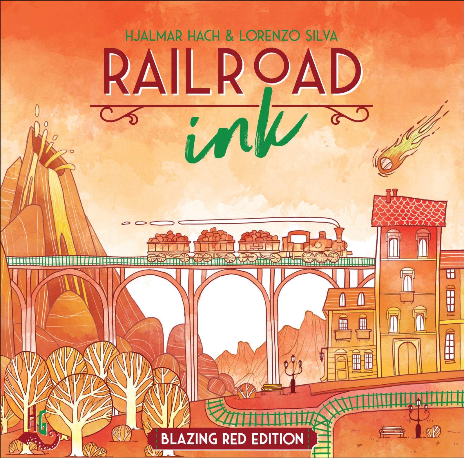 Railroad Ink Blazing Red Edition | Tabernacle Games