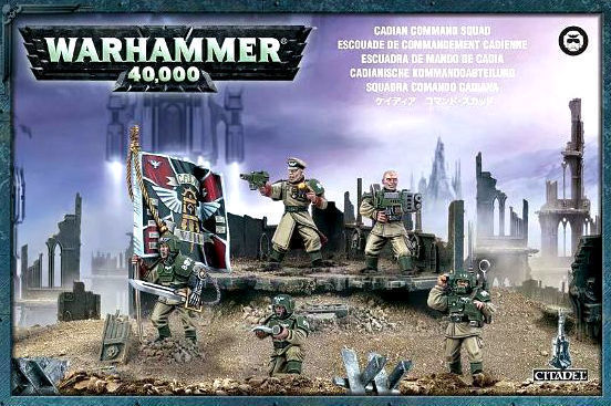WH40K Astra Militarum Cadian Command Squad | Tabernacle Games