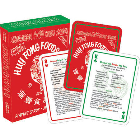 Playing Cards Sriracha Recipes | Tabernacle Games